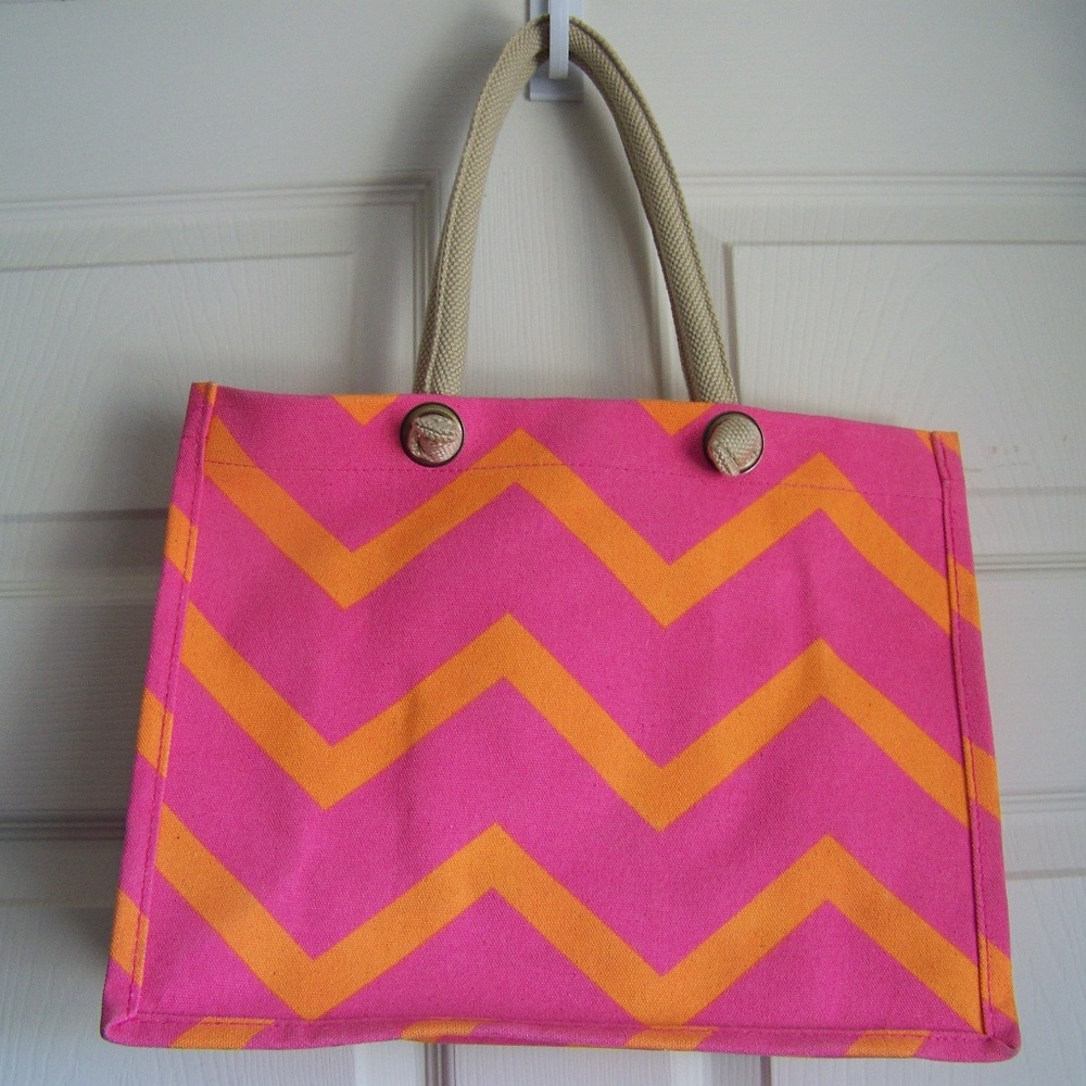 Ulta beauty orange & pink bag